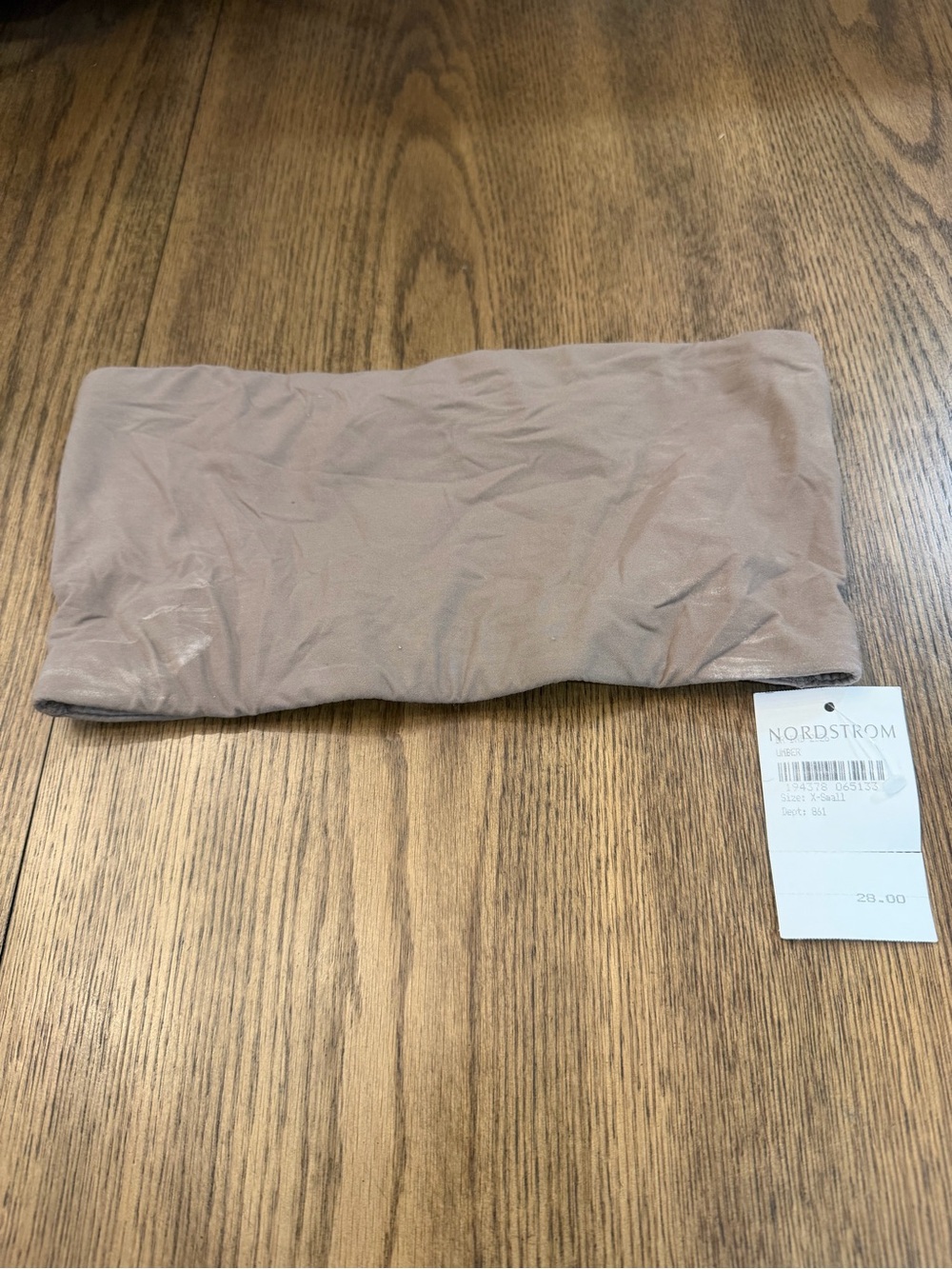 Skims bandeau bra beige size XS